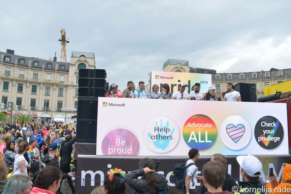 Microsoft Deutschland auf dem Christopher Street Day