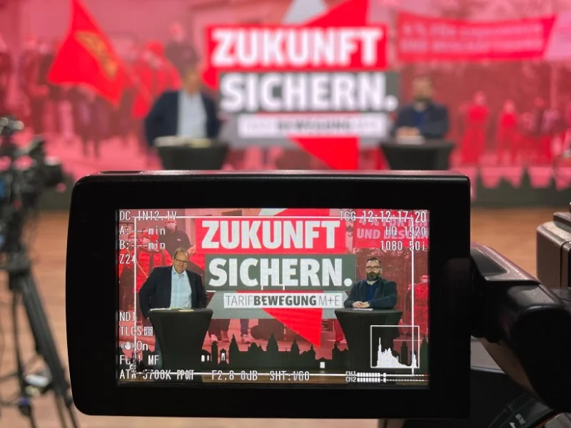 IG Metall - Erstes digitales Streikzelt