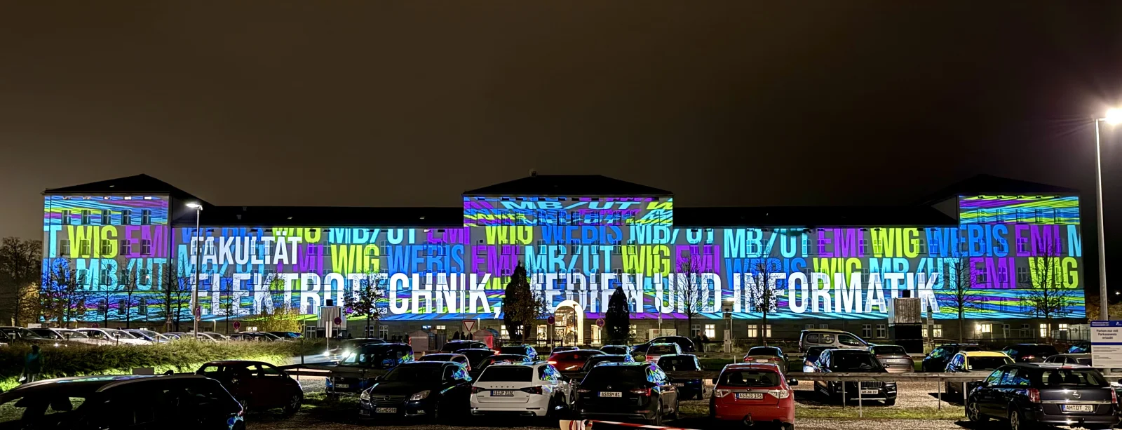 Projection Mapping 30 Jahre OTH Amberg-Weiden